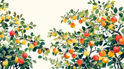 Abundant apple orchard harvest, summer sun, ripe fruit, nature's bounty, website banner