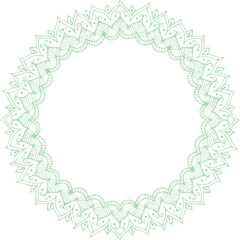 Beautiful flower art and mandala vector design