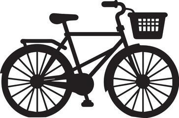 bicycle vector silhouette