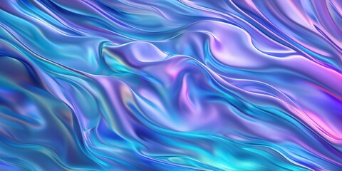Obraz premium Colorful abstract fluid texture with flowing patterns in shades of blue and purple