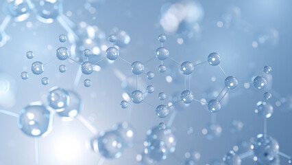 pramipexole molecular structure 3d, antiparkinsonian agent structural chemical formula view from a microscope