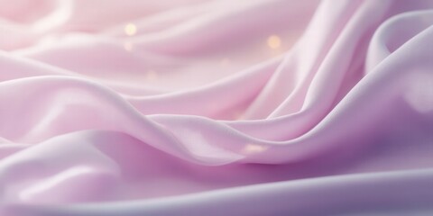 Obraz premium Abstract pastel fabric flow - translucent pink gradient in motion ethereal beauty wallpaper backdrop concept