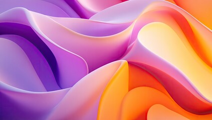 Abstract swirling shapes in vibrant, gradient colors.  Soft, flowing forms create a dynamic visual experience