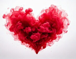 The smoke that comes out is in the shape of a heart.