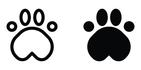 The ideal pet icon is a simple, cute design featuring a paw print, animal face, or silhouette. It should be easily recognizable, friendly, and often uses warm or neutral colors for a welcoming feel.