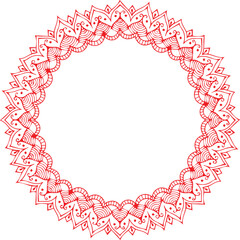 Beautiful flower art and mandala vector design