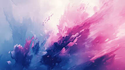 Organic watercolor splashes with a vibrant and dreamy abstract effect	