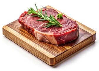 Fototapeta premium raw meat on a cutting board