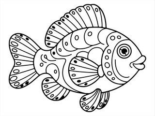 vector illustration of fish