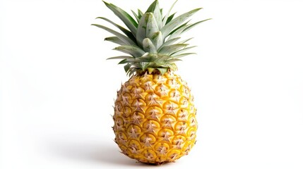 A single pineapple isolated.