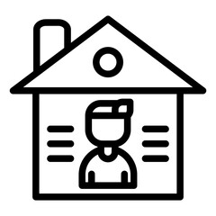 Working at Home Icon
