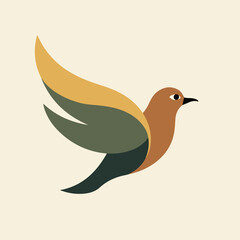 vector illustration of a bird