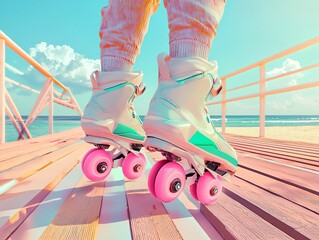Roller Skating Summer Fun