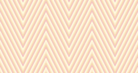 Abstract geometric mosaic background with waves. Fluted step pattern. Original seamless pattern in pastel colors for prints, fabrics, banners, postcards and wallpapers.