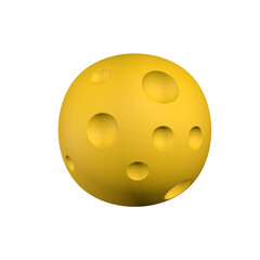 3d golden sphere