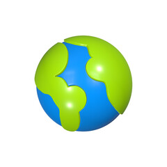 earth globe puzzle