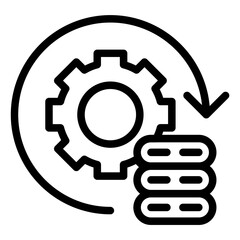 Network Data Recovery Icon