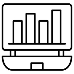 Online Bar Chart Icon