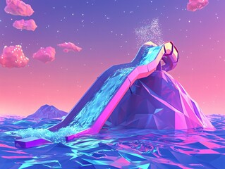 Synthwave Waterslide