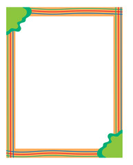Obraz premium Colorful Abstract Border Frames, Children and Education Photo Frames