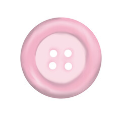 pink sewing button
