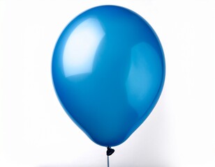 blue balloon isolated on white
