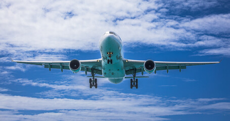 airplane in flight