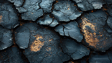 Cracked earth texture natural landscape close-up photography dry environment abstract concept