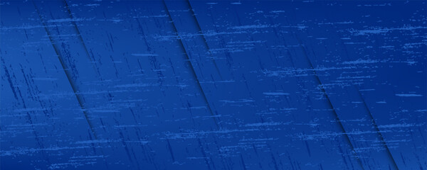 Modern abstract blue background with diagonal line. Simple graphic design element. Futuristic concept. Horizontal banner template with space for your text. Vector