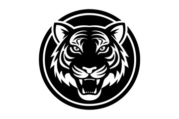 Fototapeta premium tiger head vector