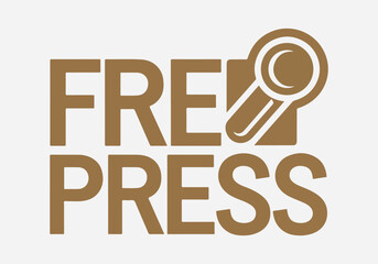 World Press Freedom Day Vector Design - Breaking Chains, Free Press, Journalist, Solid Colors, No Gradients, T-shirt, Poster, Sticker, Print Card, Animated GIF, Vector Illustration