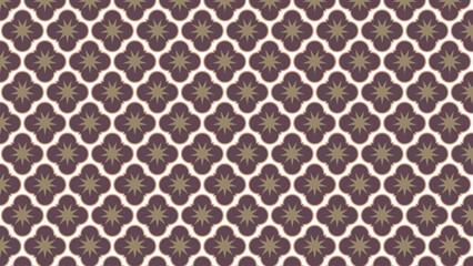 Elegant Seamless Moroccan Tile Pattern with Geometric Floral Elements – Vintage-Inspired Ornamental Design for Interior Decor, Wallpaper, Fabric, and Digital Art