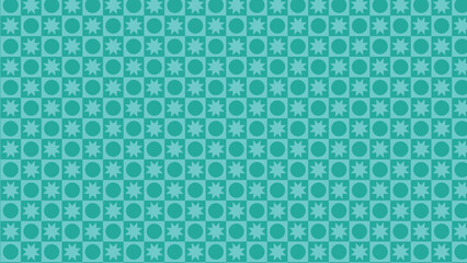 Modern Seamless Geometric Pattern with Abstract Circular and Starburst Elements – Stylish Repeating Background for Textile, Wallpaper, Digital Art, and Graphic Design