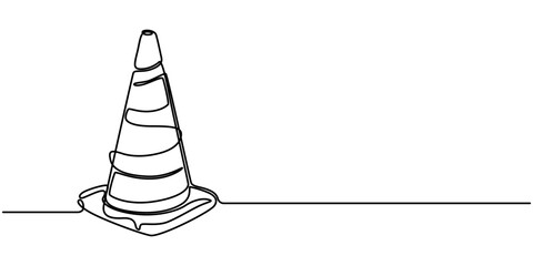 continuous line vector illustration design
traffic cone, Continuous line vector illustration design traffic cone, Road cone line continuous drawing vector. One line Road cone vector background.