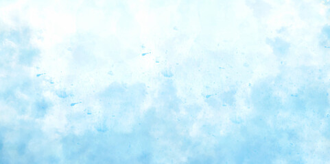 Abstract azure blue watercolor background for textures backgrounds and web banners design. Light blue watercolor paper texture background. Vector water color design illustration.