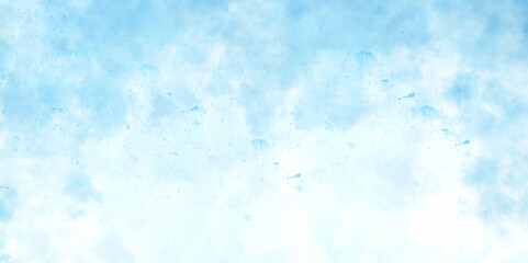 Abstract azure blue watercolor background for textures backgrounds and web banners design. Light blue watercolor paper texture background. Vector water color design illustration.