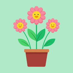 flower in pot