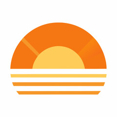 sun icon vector illustration