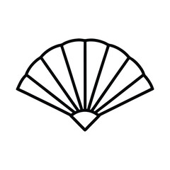 fan on white background
