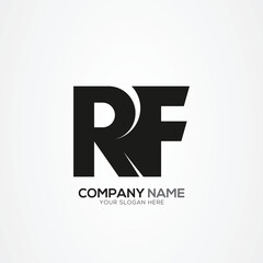 Creative Letter RF FR Monogram Logo Template With Vector Eps