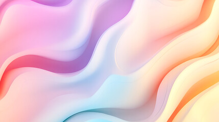 Obraz premium Gradient background in pastel light colors, soft and smooth abstract backdrop for design and branding