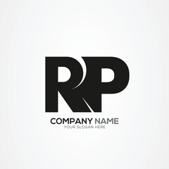 Creative Letter RP PR Monogram Logo Template With Vector Eps