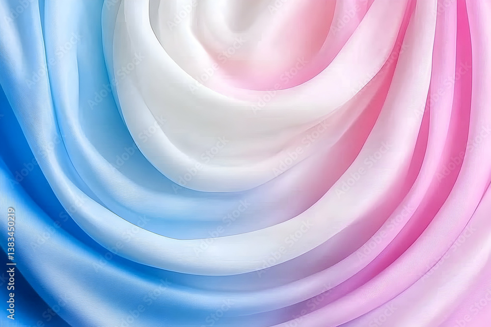 Poster a seamless gradient of soft colors flowing in gentle fabric