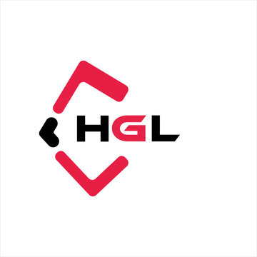 HGL creative minimalist letter logo. HGL unique vector initials alphabet letter logo design