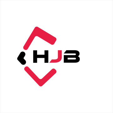 HJB creative minimalist letter logo. HJB unique vector initials alphabet letter logo design