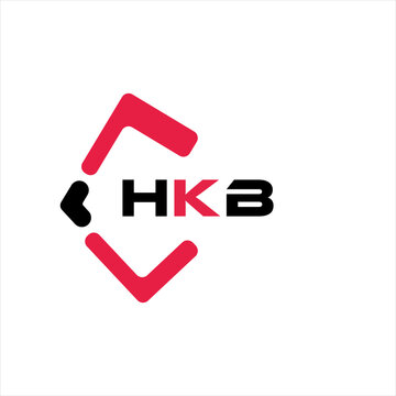 HKB creative minimalist letter logo. HKB unique vector initials alphabet letter logo design