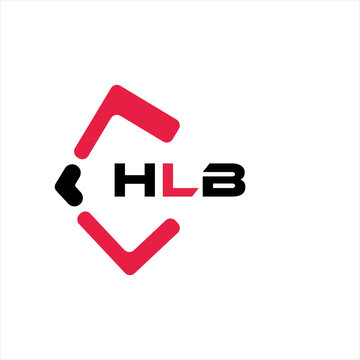 HLB creative minimalist letter logo. HLB unique vector initials alphabet letter logo design
