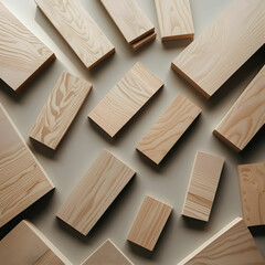 Aerial view of multiple mediumdensity fibe