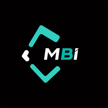 MBI creative minimalist letter logo. MBI unique vector initials alphabet letter logo design