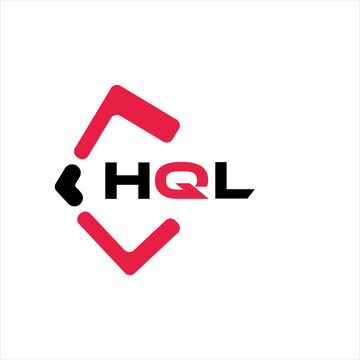 HQL creative minimalist letter logo. HQL unique vector initials alphabet letter logo design